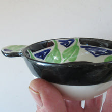 Load image into Gallery viewer, 1920s Elizabeth Amour Art Deco Ceramic Quaich Scottish Art Pottery
