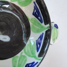 Load image into Gallery viewer, 1920s Elizabeth Amour Art Deco Ceramic Quaich Scottish Art Pottery
