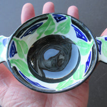 Load image into Gallery viewer, 1920s Elizabeth Amour Art Deco Ceramic Quaich Scottish Art Pottery
