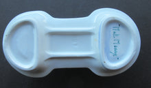 Load image into Gallery viewer, 1920s Mak Merry Makmerry White Prunus Flower Toast Rack. Scottish Pottery
