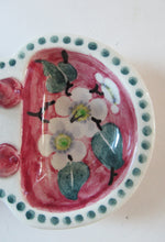 Load image into Gallery viewer, 1920s Mak Merry Makmerry White Prunus Flower Toast Rack. Scottish Pottery
