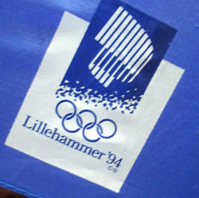 Load image into Gallery viewer, Norwegian 1994 Winter Olympics Souvenir Umbrella Lillehammer
