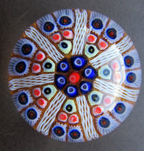 Load image into Gallery viewer, 1950s Scottish Glass Paperweight Vasart Millefiori
