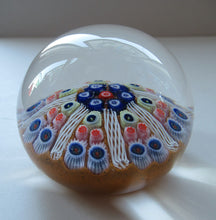 Load image into Gallery viewer, 1950s Scottish Glass Paperweight Vasart Millefiori
