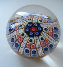 Load image into Gallery viewer, 1950s Scottish Glass Paperweight Vasart Millefiori
