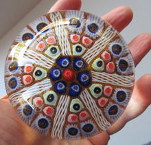 Load image into Gallery viewer, 1950s Scottish Glass Paperweight Vasart Millefiori
