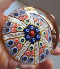 Load image into Gallery viewer, 1950s Scottish Glass Paperweight Vasart Millefiori
