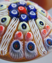 Load image into Gallery viewer, 1950s Scottish Glass Paperweight Vasart Millefiori
