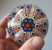 Load image into Gallery viewer, 1950s Scottish Glass Paperweight Vasart Millefiori
