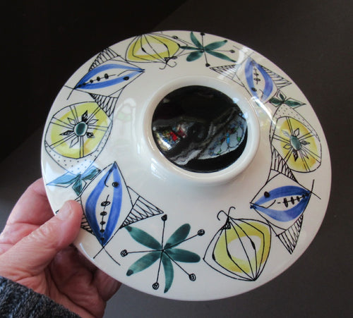 Stavangerflint Norwegian Lidded Serving Dish Bamboo Bambus by Inger Waage