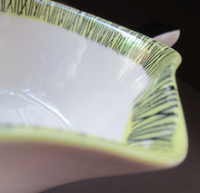 Load image into Gallery viewer, Norwegian Stavangerflint Handled Serving Bowl Square Shape by Inger Waage
