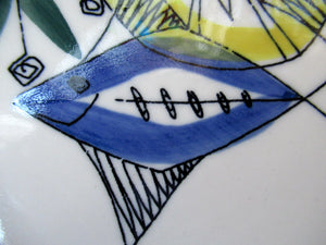 Stavangerflint Bamboo Side Plate Square Shape by Inger Waage