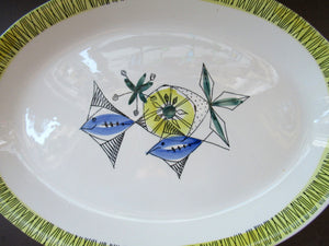 Stavangerflint Norwegian Serving Platter Bamboo Bambus by Inger Waage
