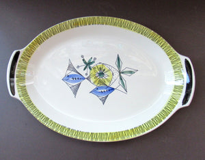 Stavangerflint Norwegian Serving Platter Bamboo Bambus by Inger Waage