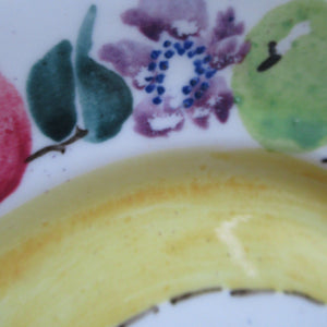1930s Scottish Art Pottery Hand Painted Plate Bough or Mak Merry