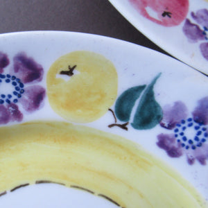 1930s Scottish Art Pottery Hand Painted Plate Bough or Mak Merry