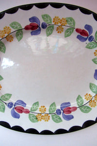 Antique Scottish Pottery Robert Heron Kirkcaldy Methven Serving Plate Platter  