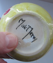 Load image into Gallery viewer, Antique Scottish Pottery. 1920s MakMerry Mak Merry Jam Pot. Cherry Pattern
