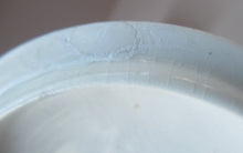 Load image into Gallery viewer, 1920s Mak Merry Scottish Art Pottery Lidded Dish or Powder Bowl Blue with White Prunus
