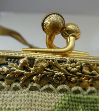Load image into Gallery viewer, 1930s Art Deco Aztec Revival Embroidered Tapesty Evening Bag
