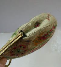 Load image into Gallery viewer, 1930s Art Deco Aztec Revival Embroidered Tapesty Evening Bag
