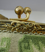 Load image into Gallery viewer, 1930s Art Deco Aztec Revival Embroidered Tapesty Evening Bag
