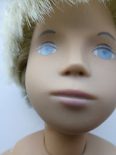 Load image into Gallery viewer, Vintage 1970s Sasha Doll. Fair Hair GREGOR Boy Doll in Denim with Original Scarf
