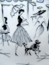 Load image into Gallery viewer, Vintage 1960s Parisienne Pattern Plate by ALFRED MEAKIN. 6 3/4 inches diameter.
