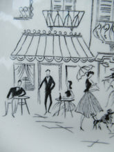 Load image into Gallery viewer, Vintage 1960s Parisienne Pattern Plate by ALFRED MEAKIN. 6 3/4 inches diameter.
