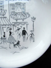 Load image into Gallery viewer, Vintage 1960s Parisienne Pattern Plate by ALFRED MEAKIN. 6 3/4 inches diameter.
