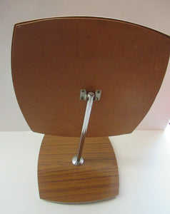 G-Plan Style Teak Veneer Tabletop Desktop Mirror Rotating 1960s