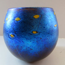 Load image into Gallery viewer, 1981 Siddy Langley 1981 British Studio Glass Iridescent Bowl 
