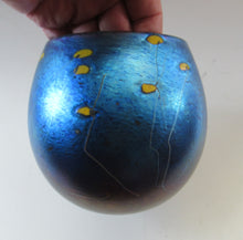 Load image into Gallery viewer, 1981 Siddy Langley 1981 British Studio Glass Iridescent Bowl 

