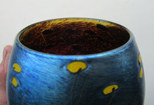 Load image into Gallery viewer, 1981 Siddy Langley 1981 British Studio Glass Iridescent Bowl 
