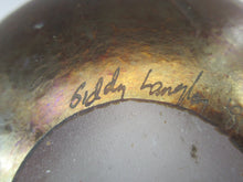 Load image into Gallery viewer, 1981 Siddy Langley 1981 British Studio Glass Iridescent Bowl 
