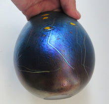 Load image into Gallery viewer, 1981 Siddy Langley 1981 British Studio Glass Iridescent Bowl 
