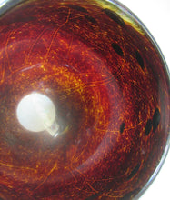 Load image into Gallery viewer, 1981 Siddy Langley 1981 British Studio Glass Iridescent Bowl 
