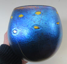 Load image into Gallery viewer, 1981 Siddy Langley 1981 British Studio Glass Iridescent Bowl 
