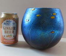Load image into Gallery viewer, 1981 Siddy Langley 1981 British Studio Glass Iridescent Bowl 
