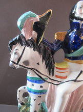 Load image into Gallery viewer, Antique Staffordshire Flatback Figurine. The Duke of Cambridge on Horseback
