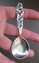 Load image into Gallery viewer, Pair of Brodrene Mylius Tele Pattern Art Nouvean Silver Spoons
