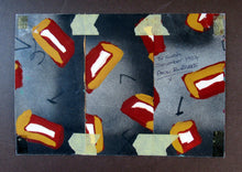 Load image into Gallery viewer, 1980s Abstract Painting Paul Burgess Camberwell of School of Art Dated 1984
