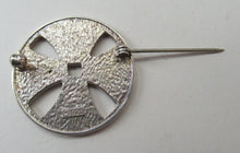Load image into Gallery viewer, Vintage Scottish 925 Silver Enamel Brooch by Norman Grant
