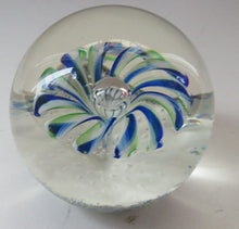 Load image into Gallery viewer, 1990s Scottish Magnum Size Paperweight. Harlequin SELKIRK GLASS
