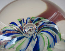 Load image into Gallery viewer, 1990s Scottish Magnum Size Paperweight. Harlequin SELKIRK GLASS
