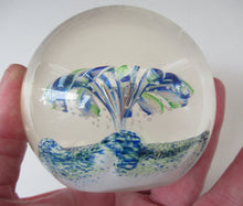 Load image into Gallery viewer, 1990s Scottish Magnum Size Paperweight. Harlequin SELKIRK GLASS
