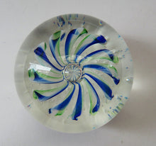 Load image into Gallery viewer, 1990s Scottish Magnum Size Paperweight. Harlequin SELKIRK GLASS
