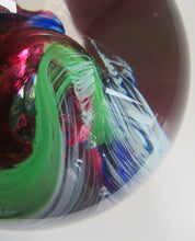 Load image into Gallery viewer, 1990s Scottish Selkirk Glass Paperweight Original Sticker
