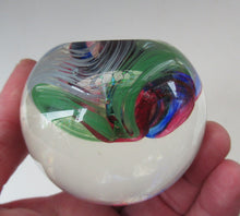 Load image into Gallery viewer, 1990s Scottish Selkirk Glass Paperweight Original Sticker
