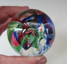 Load image into Gallery viewer, 1990s Scottish Selkirk Glass Paperweight Original Sticker
